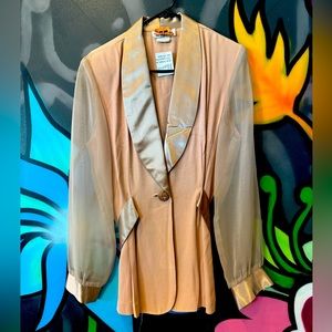 Vintage jacket sheer sleeves